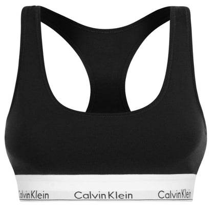 Calvin Klein Modern Cotton Bralette Black Womens