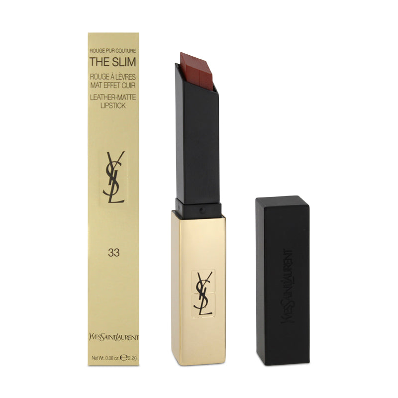 Yves Saint Laurent The Slim Leather-Matte Lipstick 33 Orange Desire
