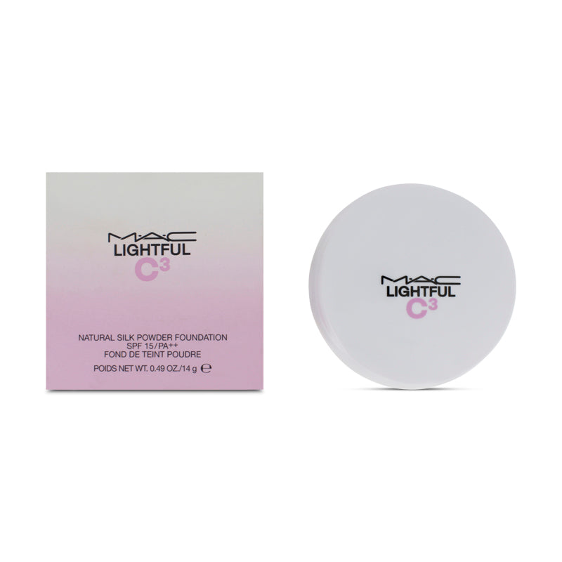 MAC Lightful C3 Natural Silk Powder Foundation NC20