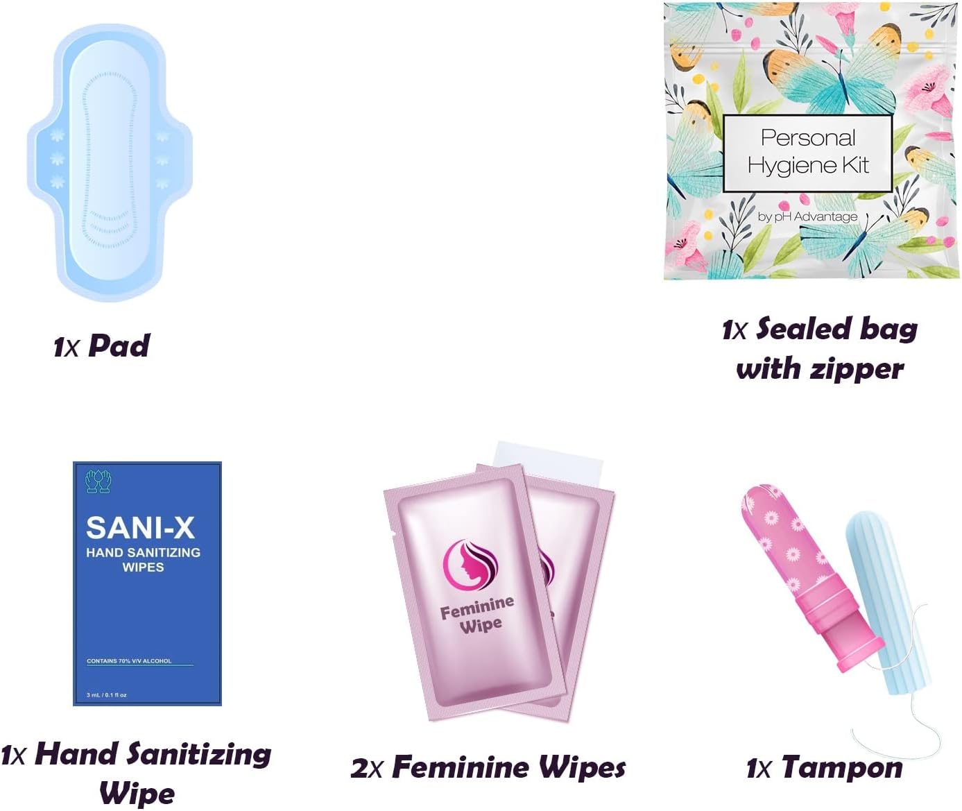 Feminine Hygiene Kit-Butterfly Case of 60