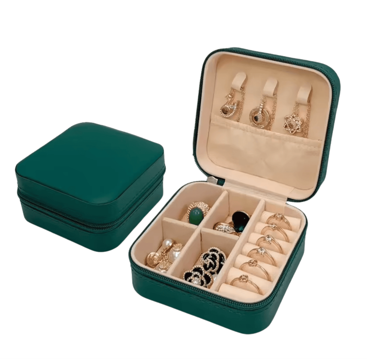 Emerald Jewelry Mini Travel Case