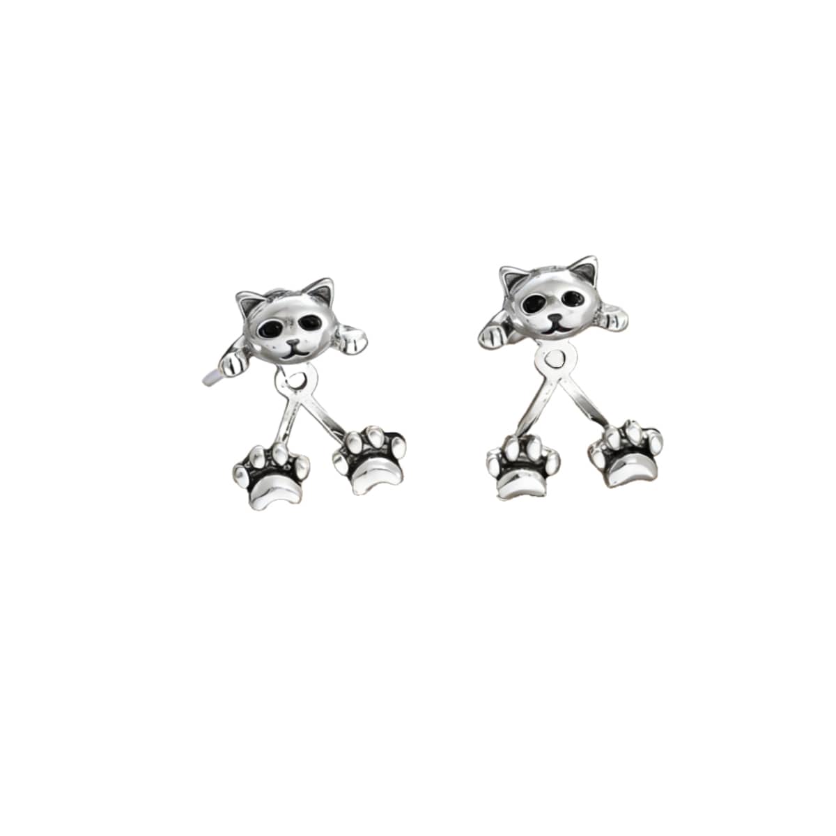 Cat Split Stud Earrings