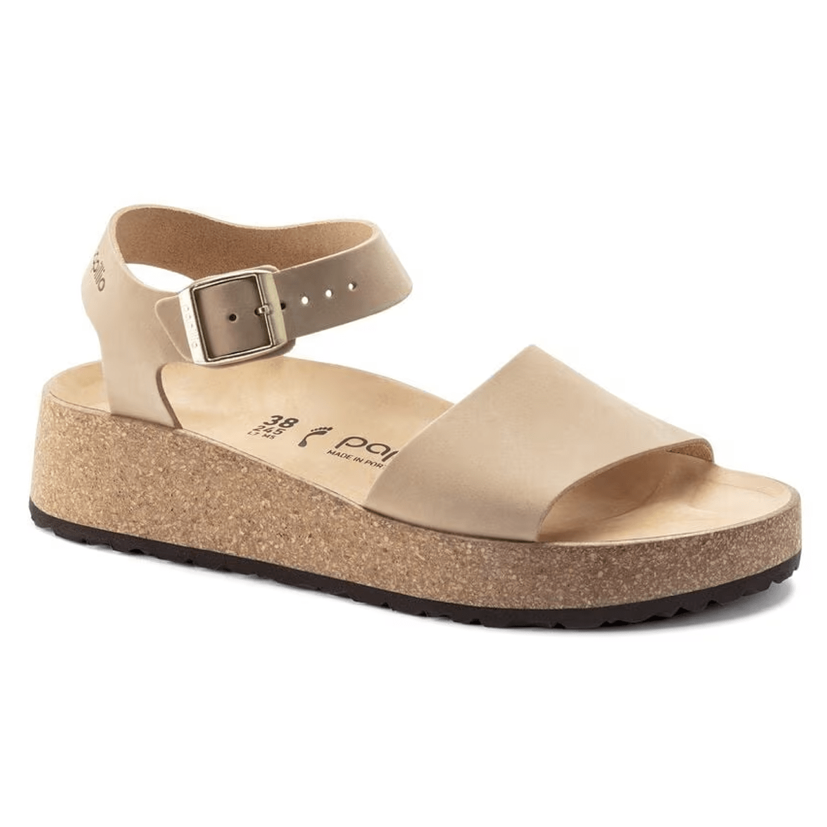 Birkenstock Women's Glenda Nubuck Leather Sandcastle Sandals