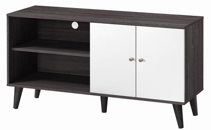 Amidon - TV Stand, With 2 Storage Shelves and 1 Cabinet