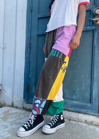 American Recycled Clothing Graphic Tee Pants  - Assorted