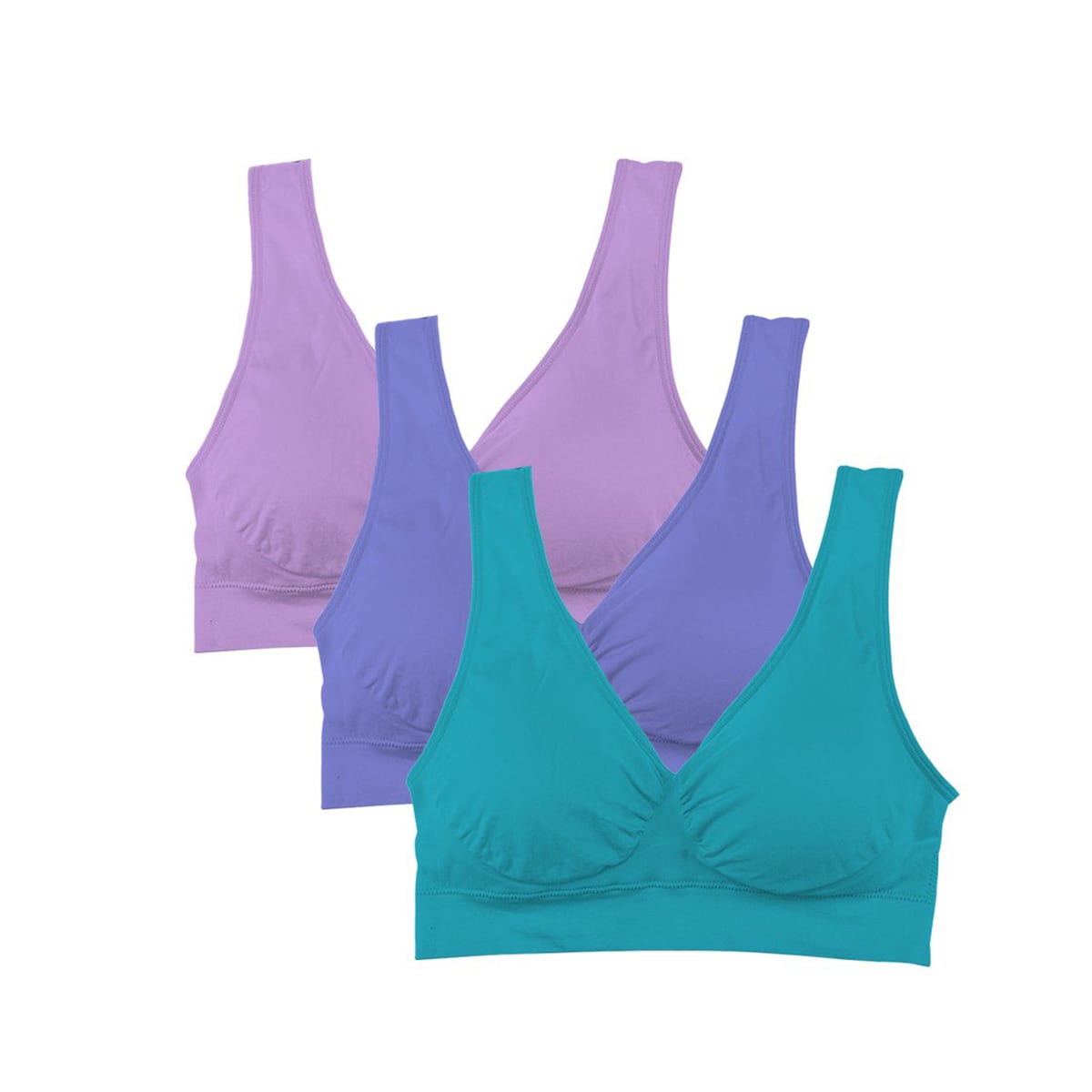 Extreme Fit 3 Pack Seamless Lightweight Comfort Bras