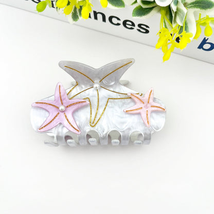 SSR Acetate Pearl Small Starfish Claw Clip