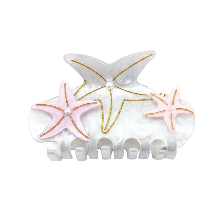 SSR Acetate Pearl Small Starfish Claw Clip
