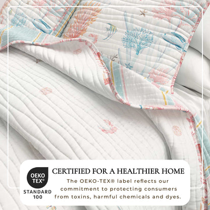 Coastal Coral Reef Quilt Set - Caymen Collection