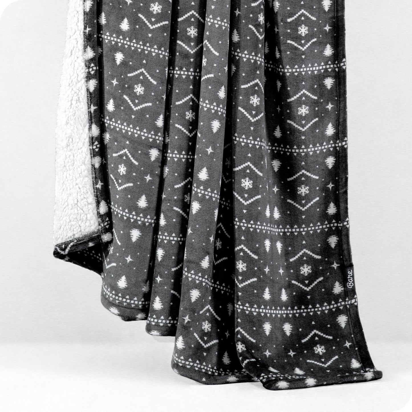 Bare Home Sherpa Blanket