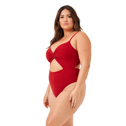 L Space Kyslee Classic One Piece Swimsuit - Redwood - FINAL SALE