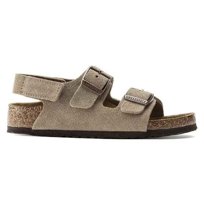 Birkenstock Milano HL Suede Kids Suede Leather Taupe
