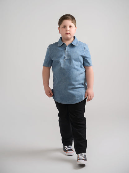 Denim Polo