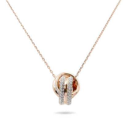 Swarovski Further Rose Gold Pendant Necklace
