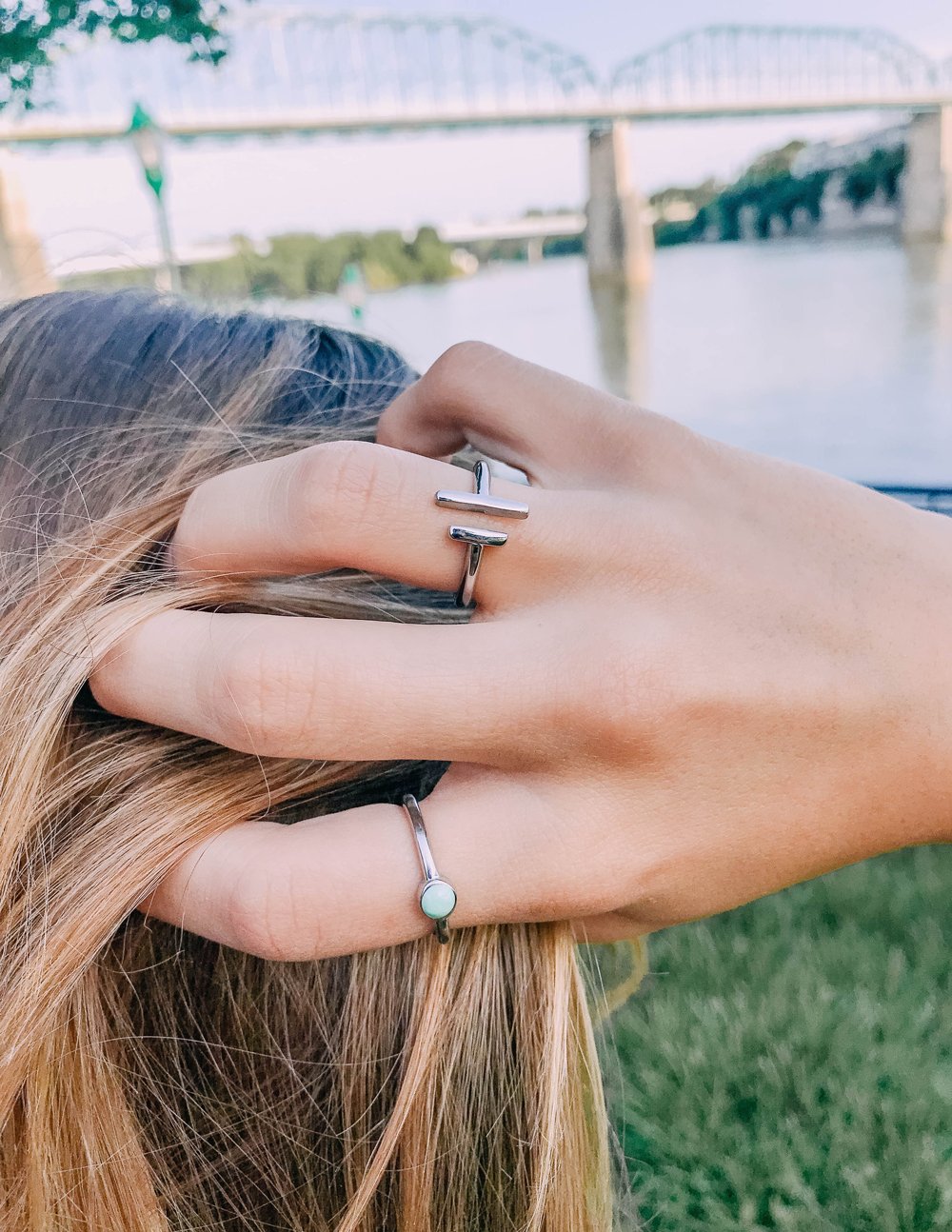 Elevated Faith Double Bar Ring