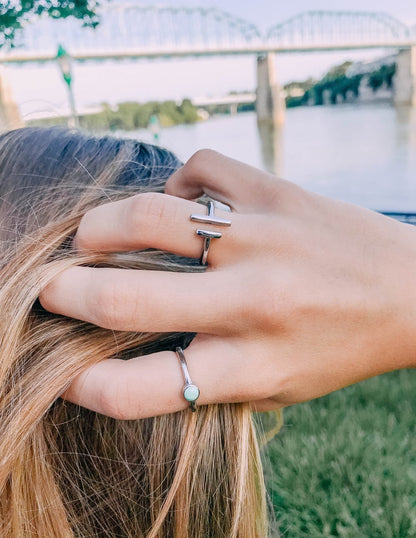 Elevated Faith Double Bar Ring