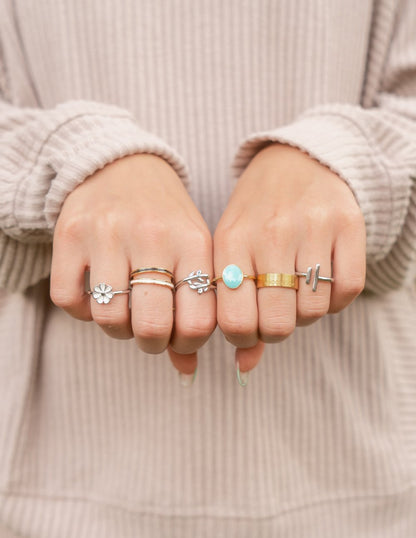 Elevated Faith Double Bar Ring
