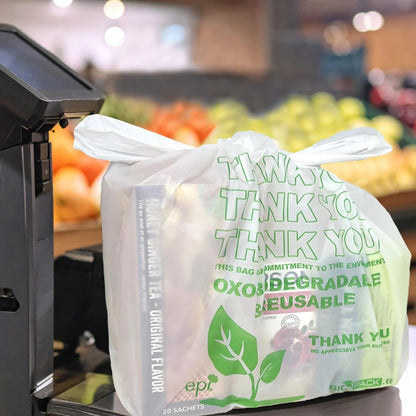 Eco-Friendly Oxo-Biodegradable T-Shirt Carry Bag