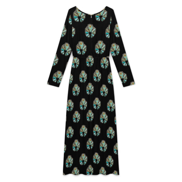 Baha Ranch Turquoise Naja Long Sleeve Jumpsuit
