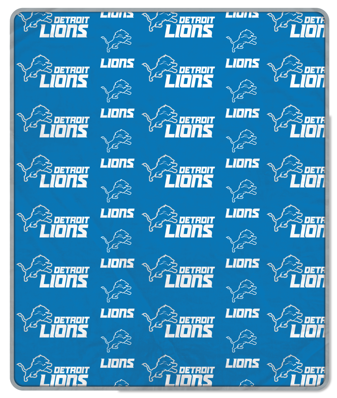 Detroit Lions NFL Team Logo Soft Blanket 60x70