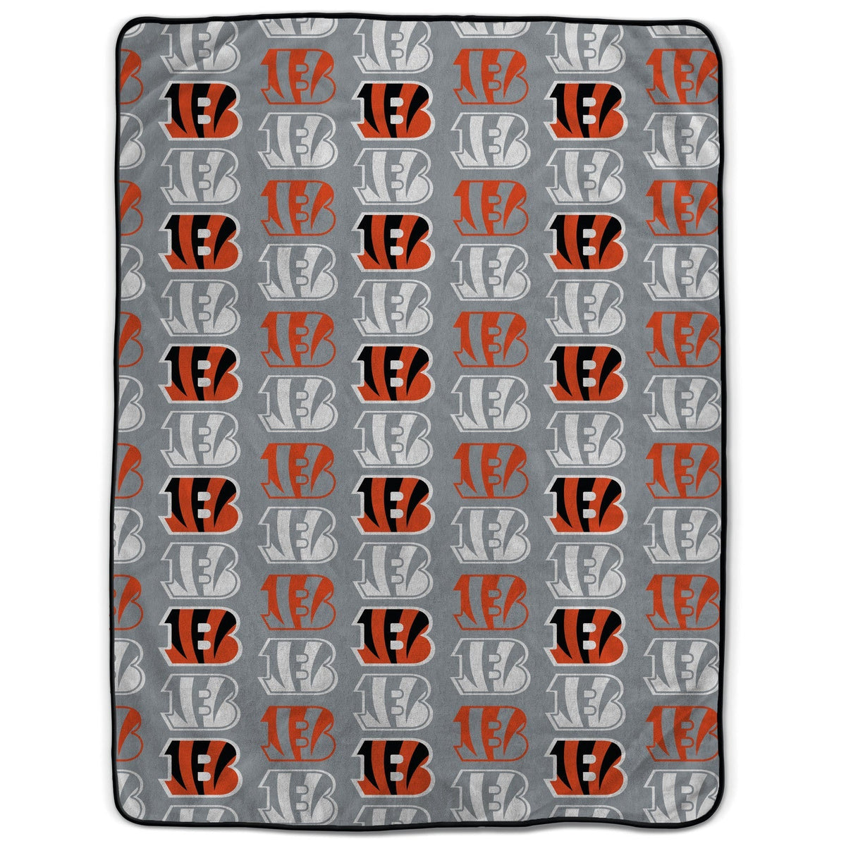 Cincinnati Bengals NFL Team Logomania XL Blanket 66x95