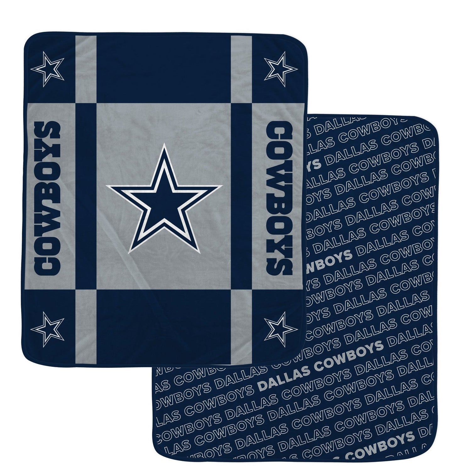 Dallas Cowboys NFL Team Reversible Soft Blanket 60x70