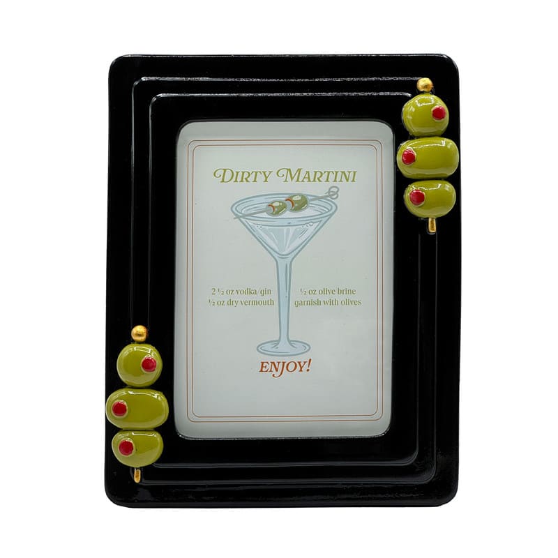 Black “Dirty Martini” Picture Frame