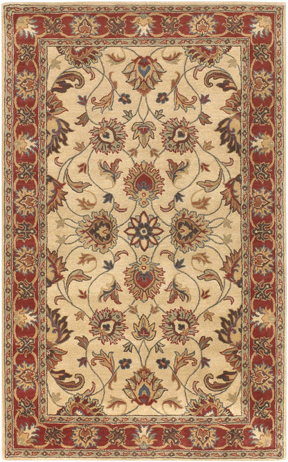 Cherryfield Hand Tufted Brown & Rust 1001 Wool Rug