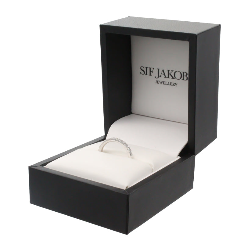 Sterling Silver Ring Size 52 Sif Jakobs Cubic Zirconia