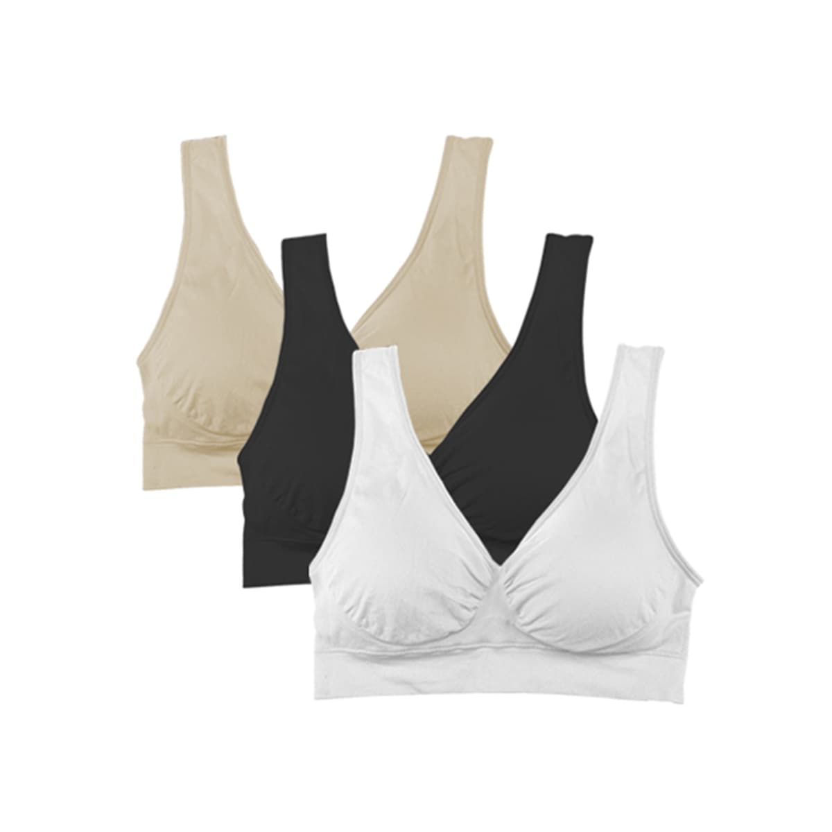 Extreme Fit 3 Pack Seamless Lightweight Comfort Bras