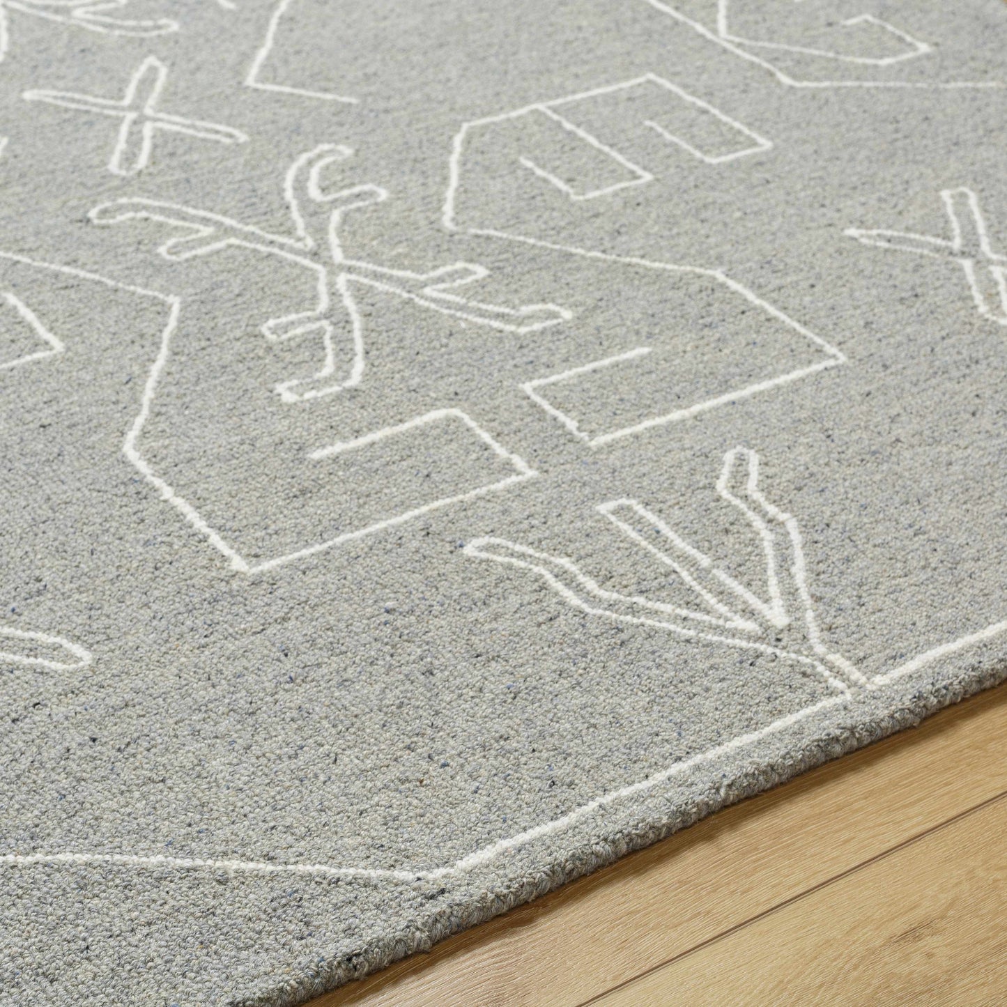 Duard Modern Wool Rug - Clearance