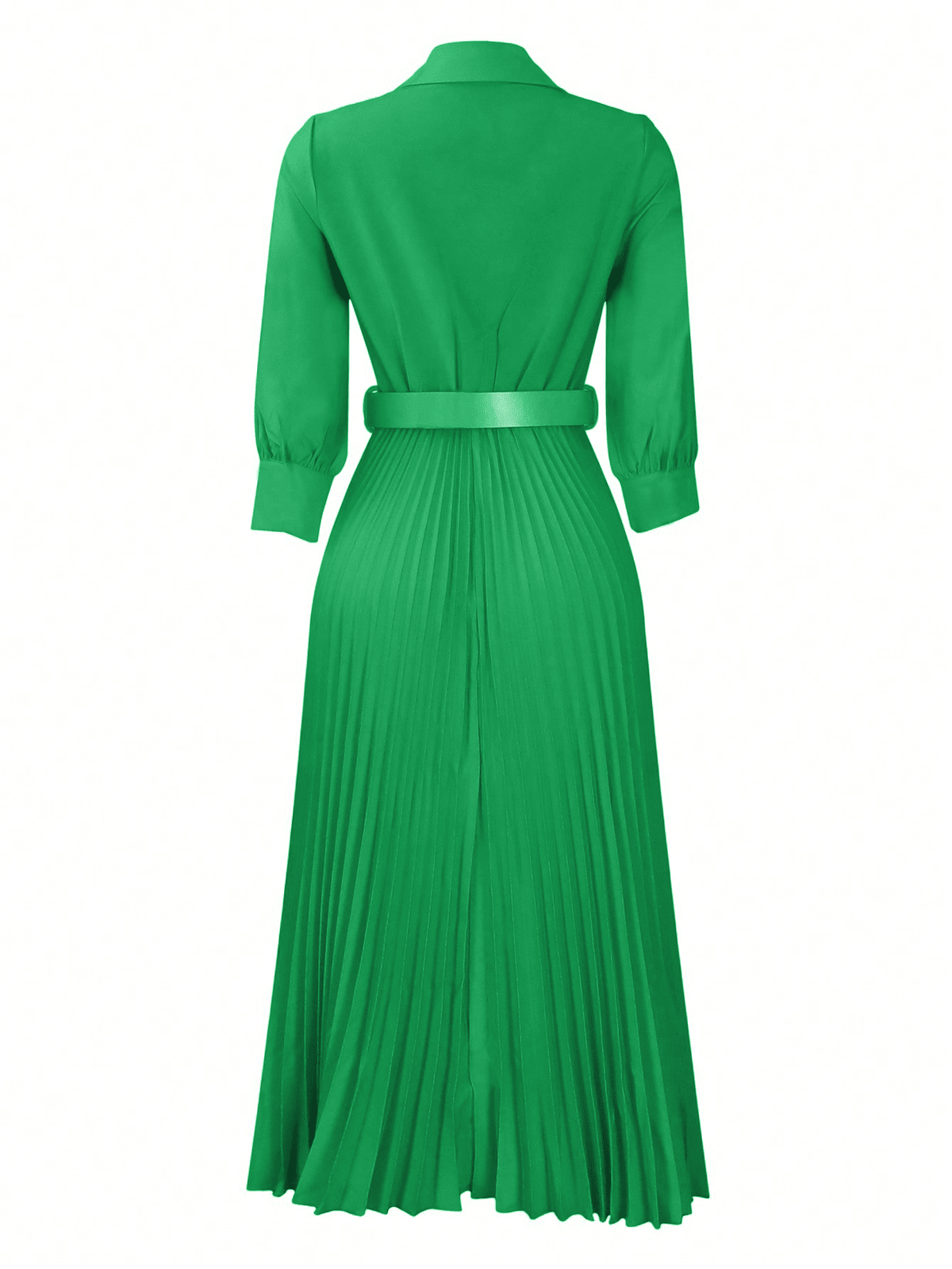 Chic YC Women's 3/4 Sleeve Flared A Line Dress