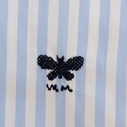 Max Mara Weekend Womens Blouse Sky Blue Striped