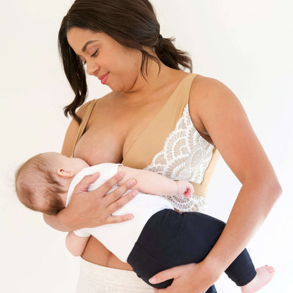 Coco Lacy Crossover Sleep Bra