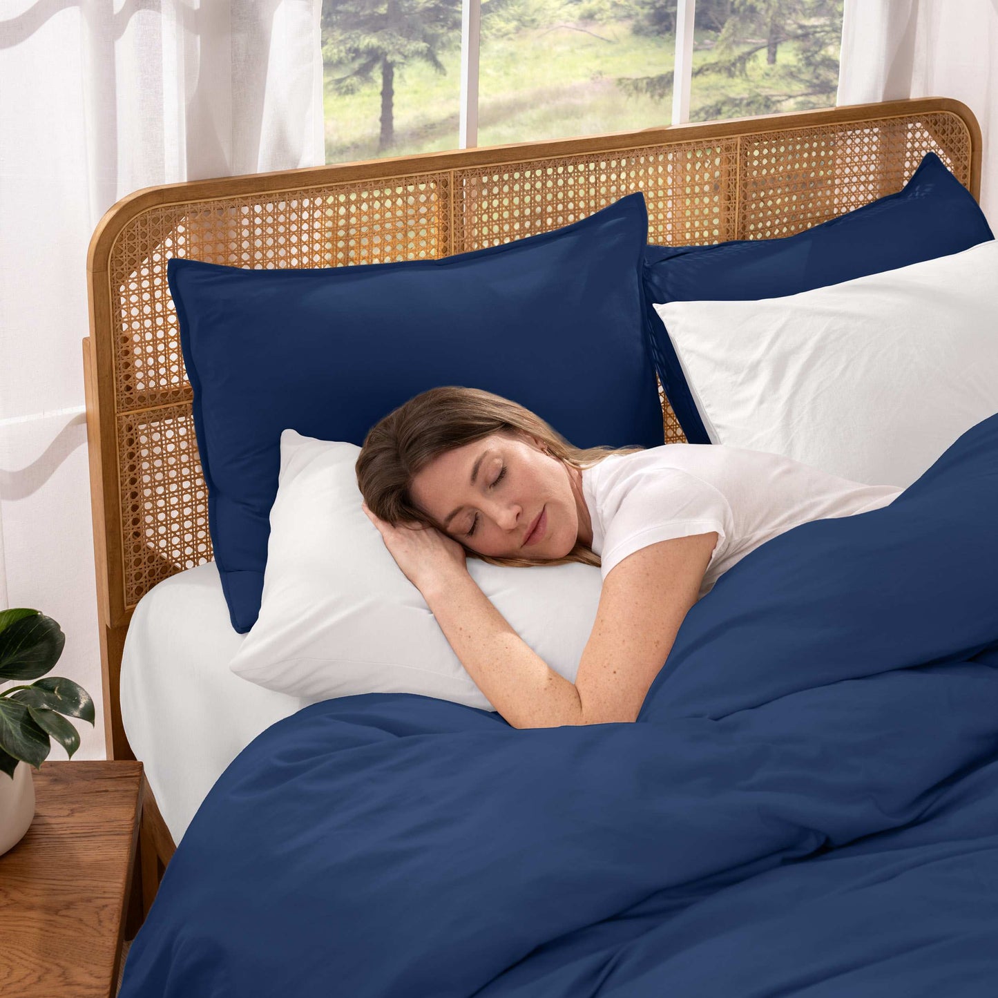 Bare Home Organic Cotton Jersey Duvet Cover Set