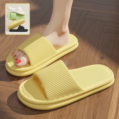 Striped Non-Slip House Slippers