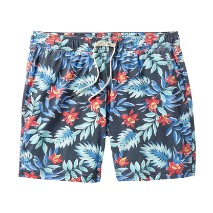 Fair Harbor The Bungalow Men's Swim Trunk Boardshort - Midnight Palms - FINAL SALE