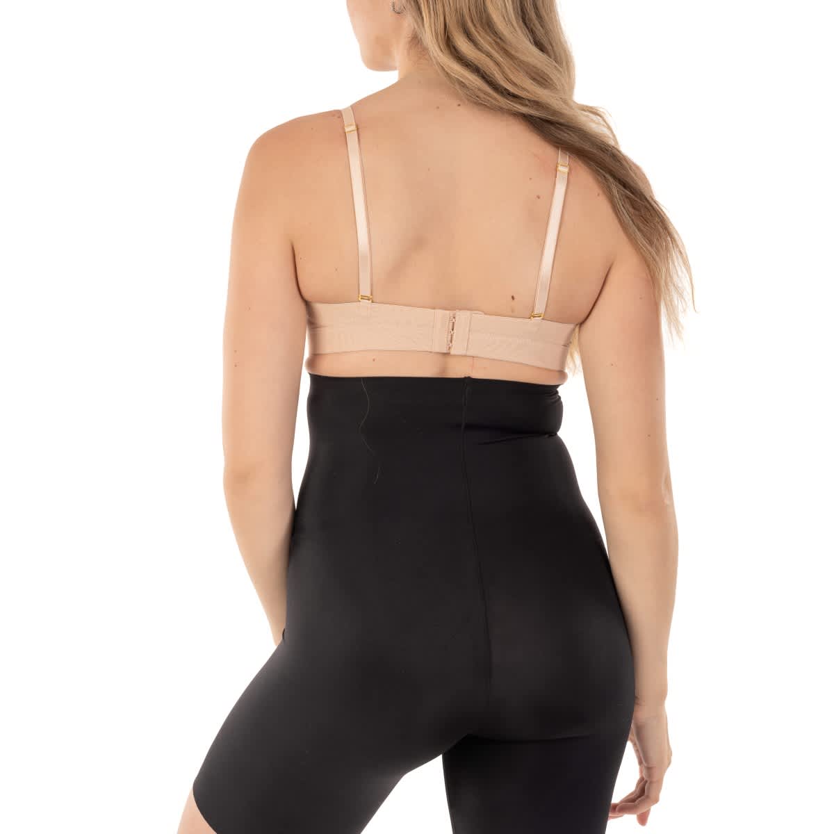 Body Beautiful Extra High Waist Long Boy Leg Shaper with Targeted Double Front Panel