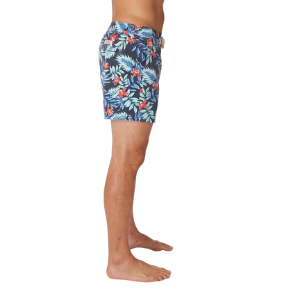 Fair Harbor The Bungalow Men's Swim Trunk Boardshort - Midnight Palms - FINAL SALE