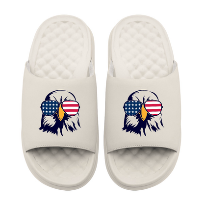 Bald Eagle Sunglasses Motive Slide Sandals