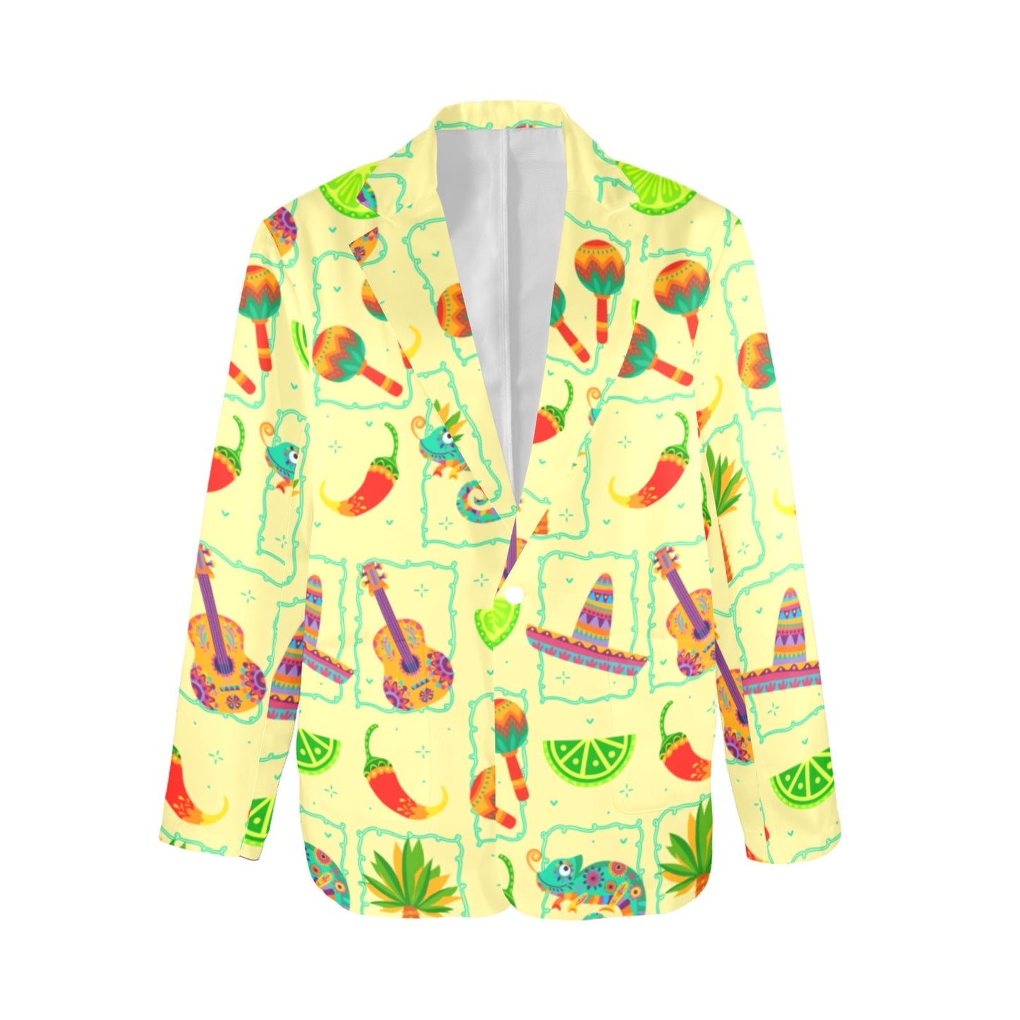 Baha Ranch Colores De Mexico Festival Blazer Women's Blazer