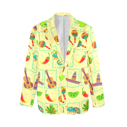 Baha Ranch Colores De Mexico Festival Blazer Women's Blazer
