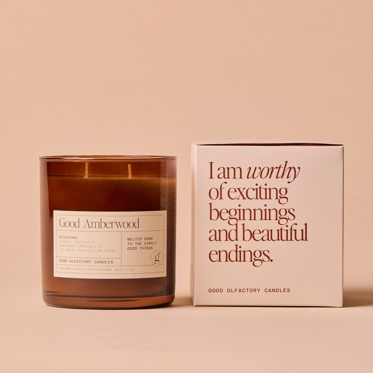 Good Amberwood Candle