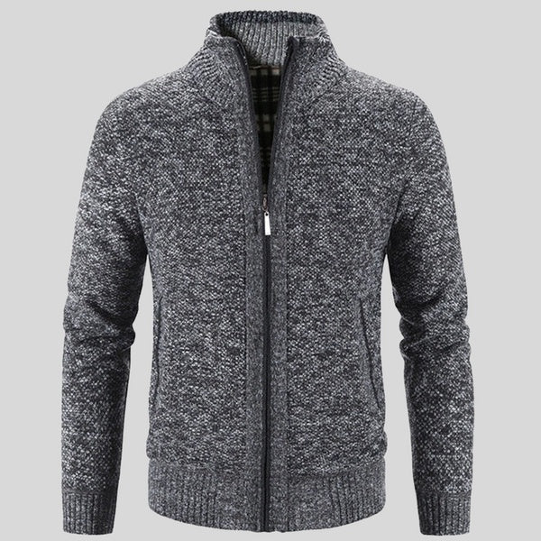 Men's Stand Collar Zip Jacket