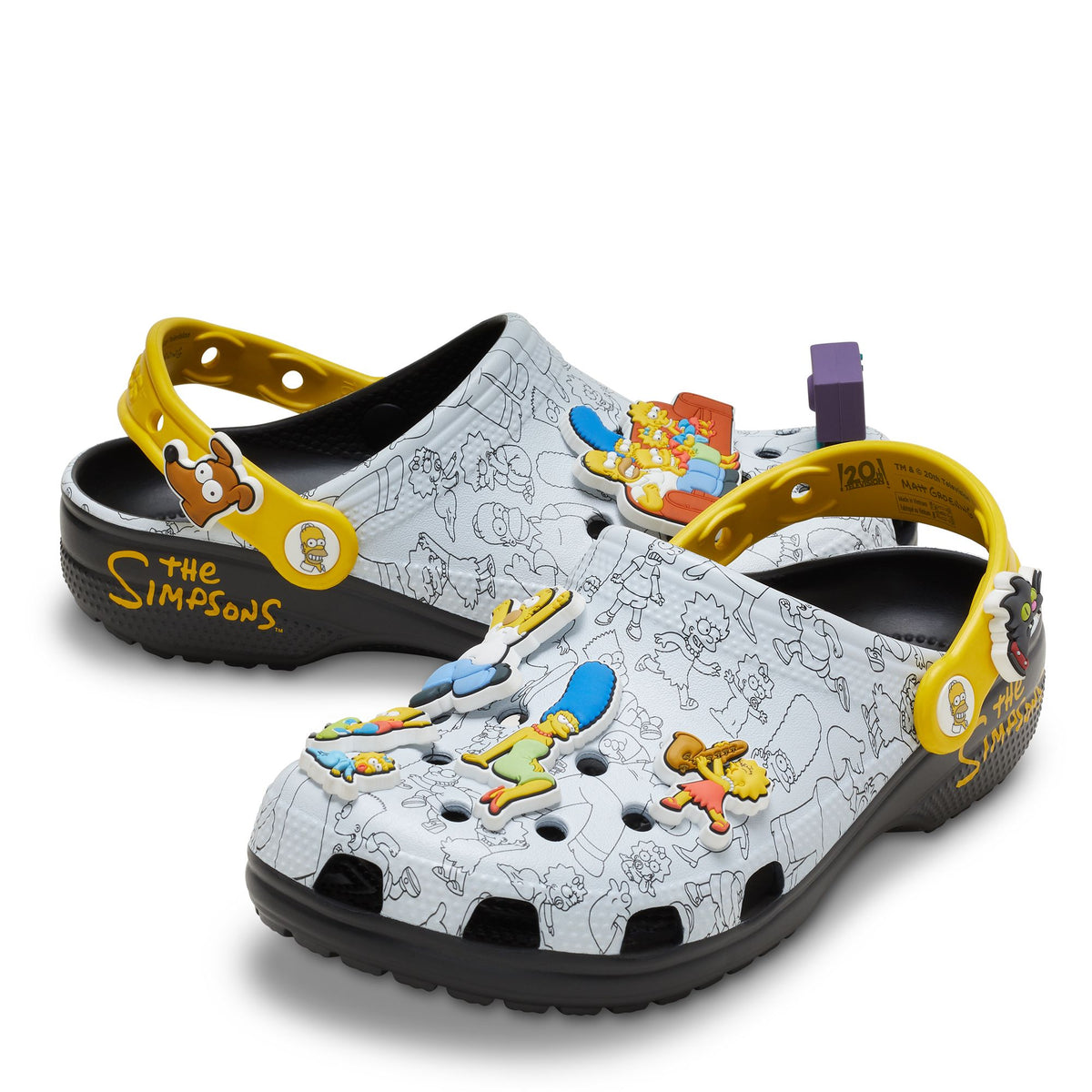 Crocs Men's Classic Clog 'The Simpsons Intro Sequence' Sneakers