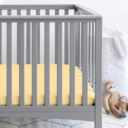 Bare Home Fitted Crib Microfiber Sheet