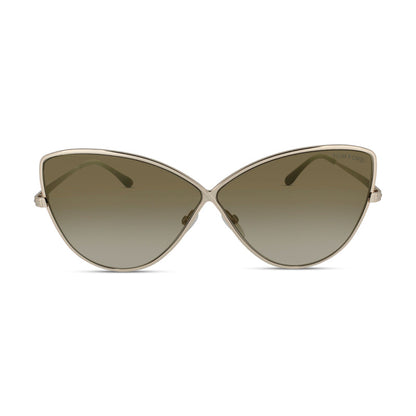 Tom Ford Elise Rose Gold Cat Eye Sunglasses 02 TF569 28G *EX DISPLAY*