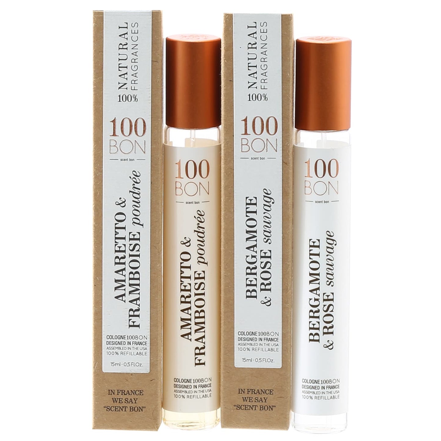 Duo 100Bon Bergamote Rose Sauvage + Amaretto Framboise