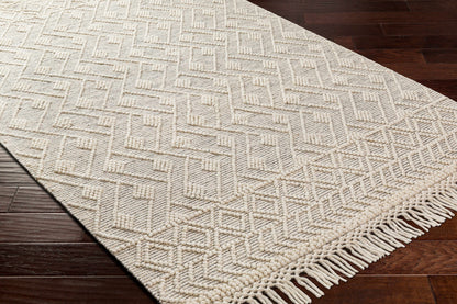 Erica Wool Rug with Tassels - Clearance