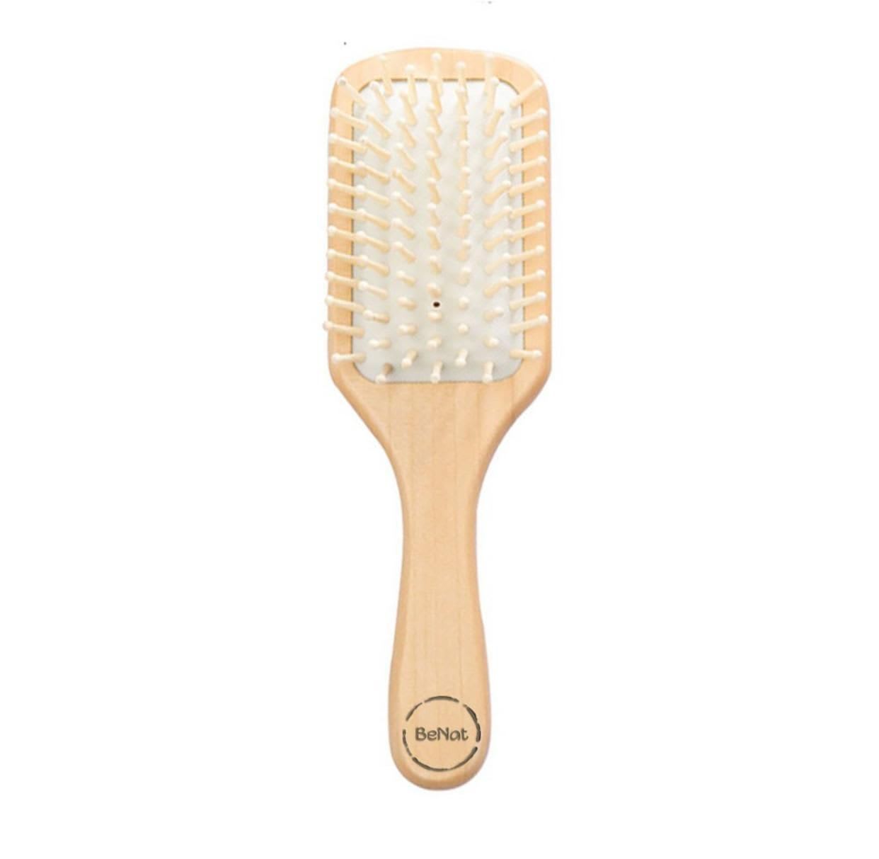 BeNat Natural Wooden Detangling Hair Brush